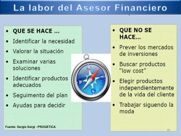 la labor del asesor